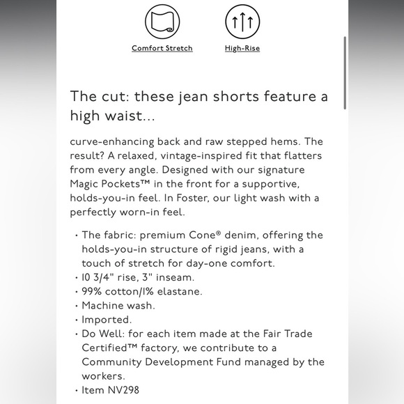 Madewell The Perfect Vintage Jean Short 26 11 - Picture 6 of 9